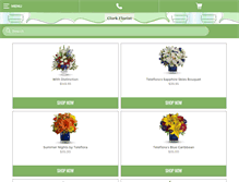 Tablet Screenshot of clarkflorist.com